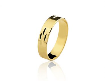 Par Aliança ouro 4,5mm