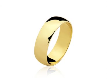 Par Aliança ouro 6mm