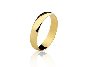 Par Aliança ouro 4mm