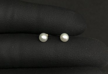 Brinco Ouro 18K Infantil Bolinha 2mm 14