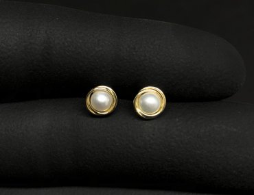 Brinco Ouro 18K Infantil Bolinha 2mm