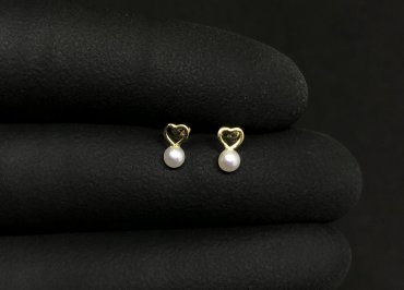 Brinco Ouro 18K Infantil Bolinha 2mm 17