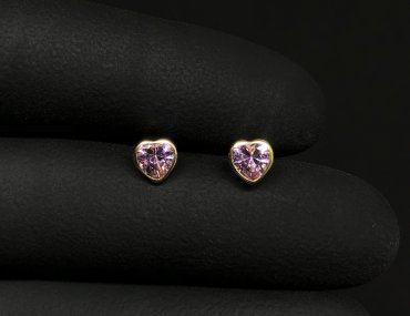 Brinco Ouro 18K Infantil Bolinha 2mm 6