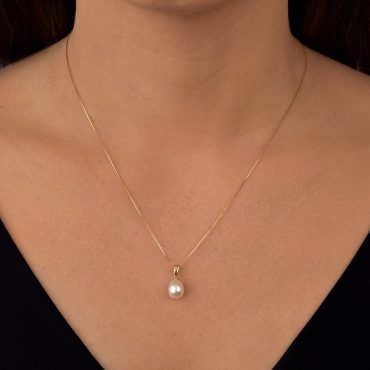 Pingente Ouro 18K Pérola