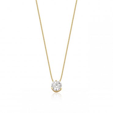 Pingente Ouro 18K Ponto de Luz