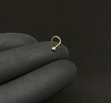 Piercing Nariz Ouro 18K Bolinha