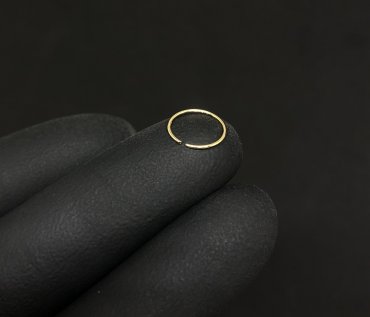 Piercing Nariz Ouro 18K Argola Fina