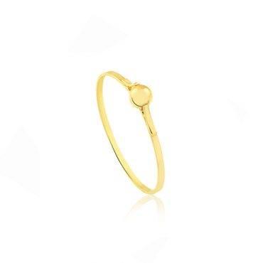 Anel Infantil Ouro 18K Bolinha