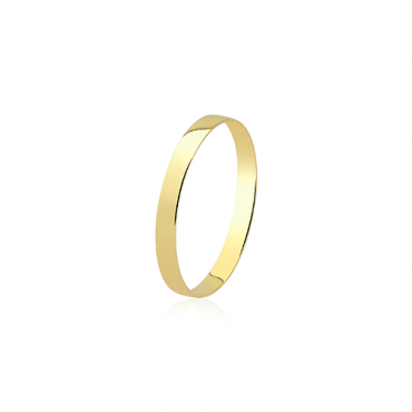 Par Aliança Ouro 2mm | Slim