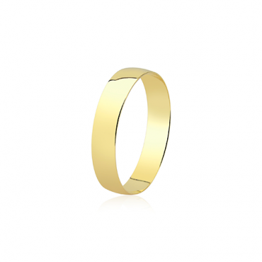 Par Aliança Ouro 4mm | Slim