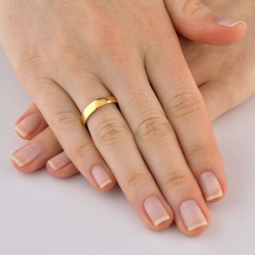 Par Aliança Ouro 4mm | Slim 1