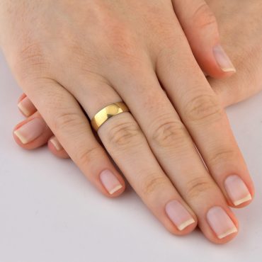 Par Aliança Ouro 5mm | Slim 1