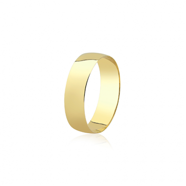 Par Aliança Ouro 5mm | Slim 2