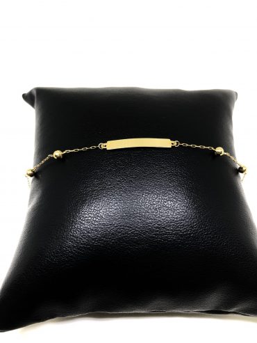 pulseira-infantil-melindrosa-ouro-18k Pulseira Melindrosa Bolinha Ouro 18K