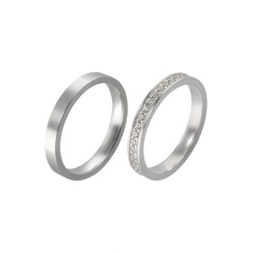 Par Aliança Prata 3mm