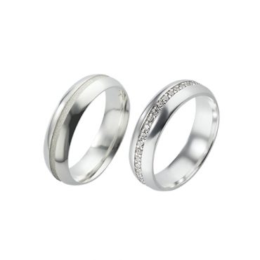 Par Aliança Prata 6mm