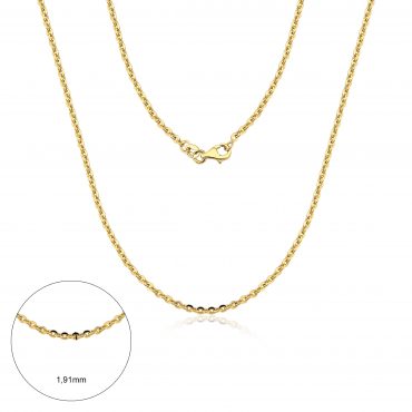 Corrente Ouro 18K Bailarina 40cm