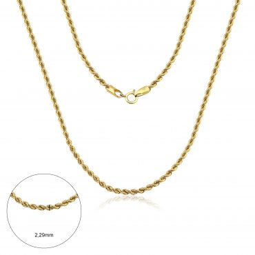 Corrente Ouro 18K Cordão 40cm