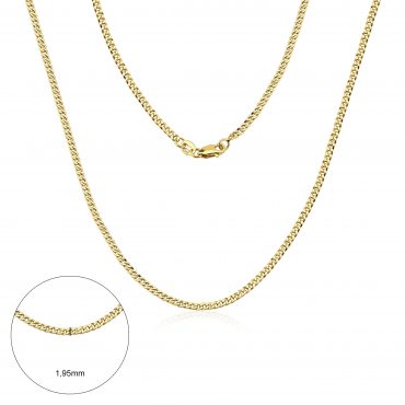 Corrente Ouro 18K Groumet 40cm