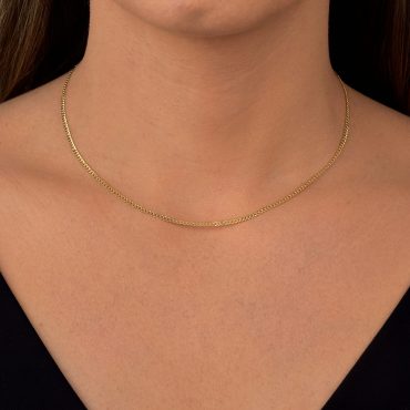 Corrente Ouro 18K Groumet 40cm