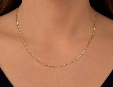 Corrente Ouro 18K Groumet 45cm