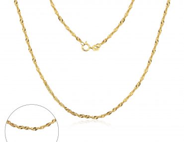 Corrente Ouro 18K Singapura 40cm