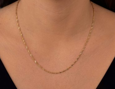Corrente Ouro 18K Singapura 45cm 1