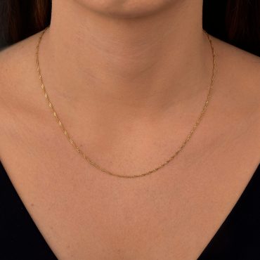 Corrente Ouro 18K Singapura 45cm