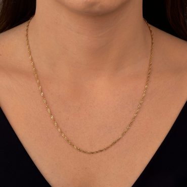 Corrente Ouro 18K Singapura 50cm