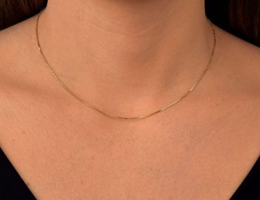 Corrente Ouro 18K Veneziana 40cm
