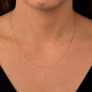 Corrente Ouro 18K Veneziana 45cm