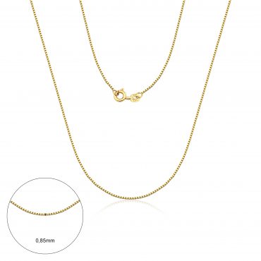 Corrente Ouro 18K Veneziana 45cm