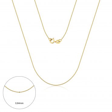 Corrente Ouro 18K Veneziana 45cm