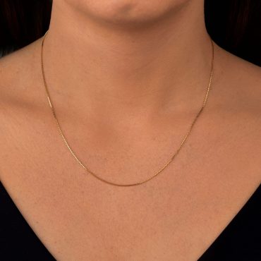 Corrente Ouro 18K Veneziana 45cm