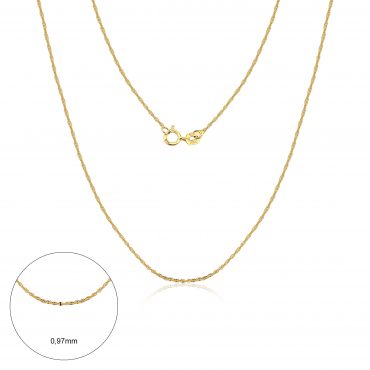 Corrente Ouro 18K Veneziana 45cm
