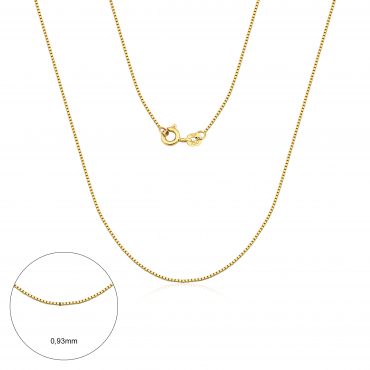 Corrente Ouro 18K Veneziana 50cm