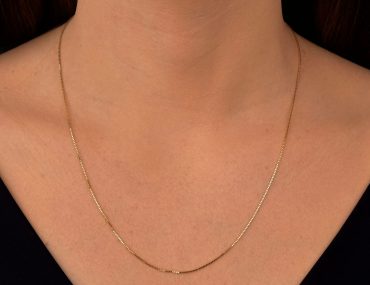 Corrente Ouro 18K Veneziana 50cm