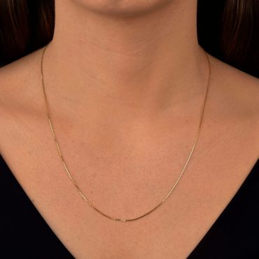Corrente Ouro 18K Veneziana 50cm