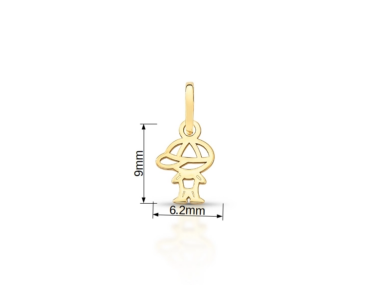 Pingente Ouro 10k Menino