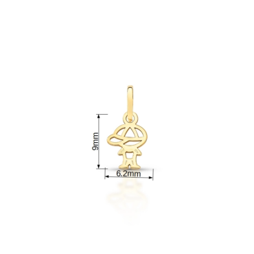 Pingente Ouro 10k Menino